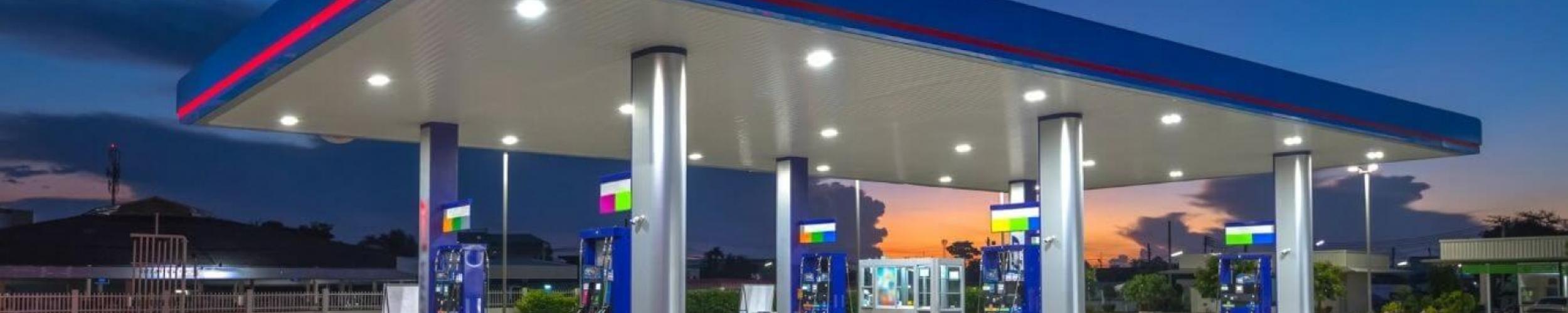 gas station